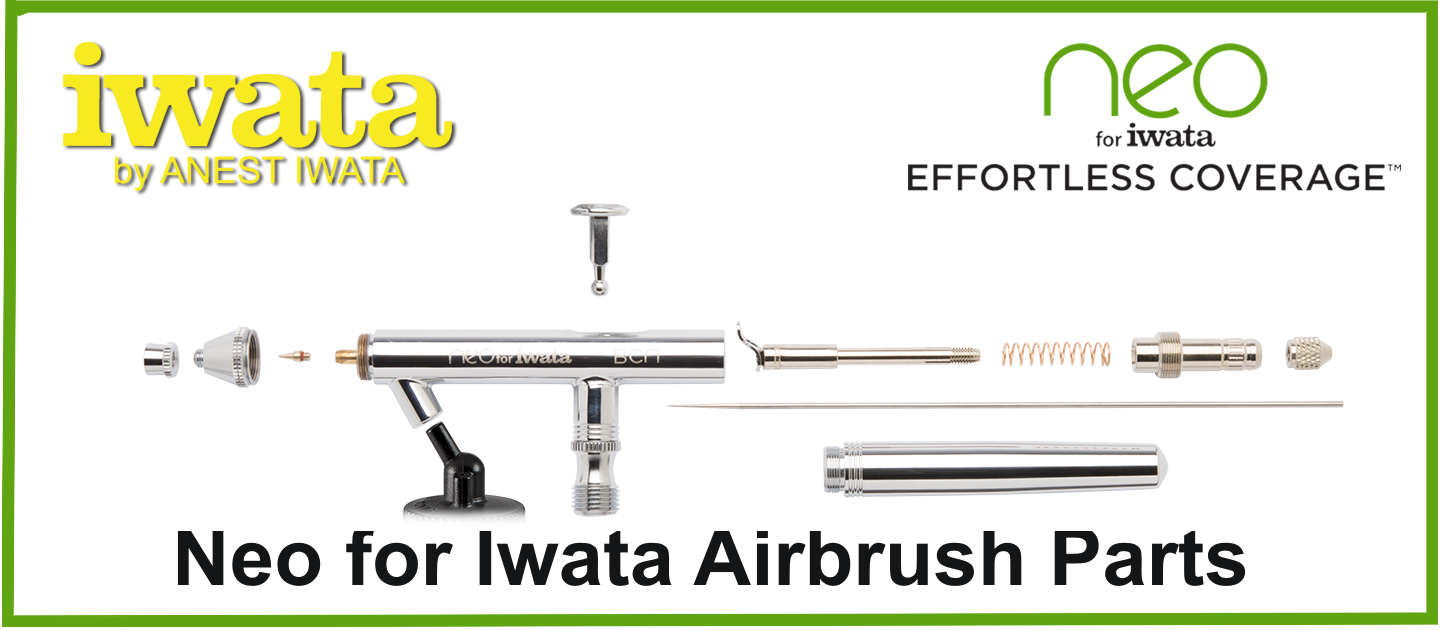 Iwata Neo Airbrush Replacement Part N0902 Handle Cap Set ( Pre-Set Handle ) for TRN1 and TRN2 